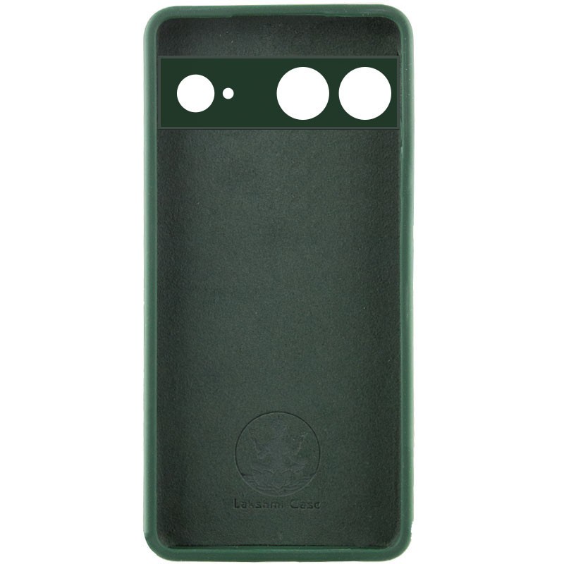 Silicone Cover Full Camera without Logo (A) для Gogle Pixel 7A (Dark green)-1