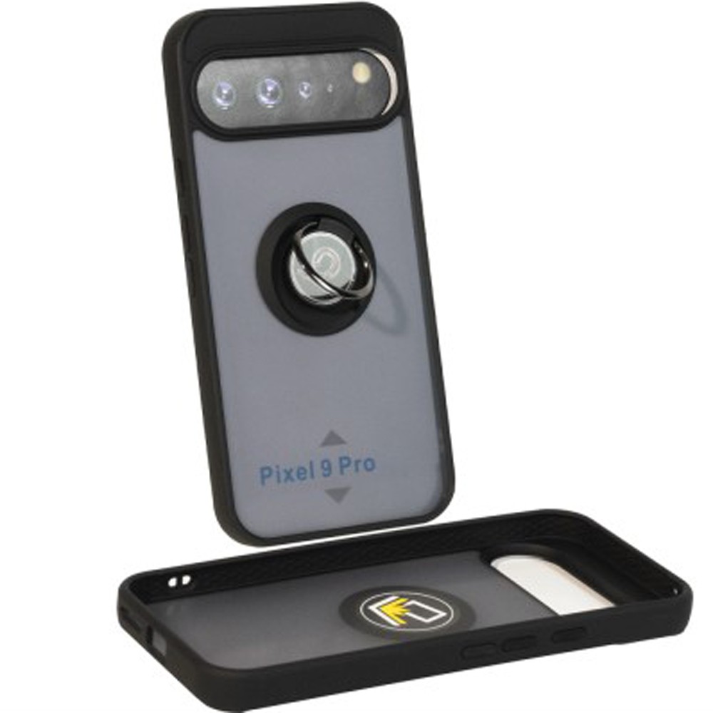 Накладка Totu Gingle Ring для GOOGLE Pixel 9  / Pixel 9 Pro чорна-0