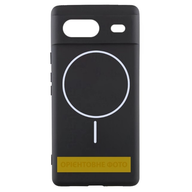 Silicone Case Full Protective (AA) with MagSafe для Google Pixel 9A (Black)-0