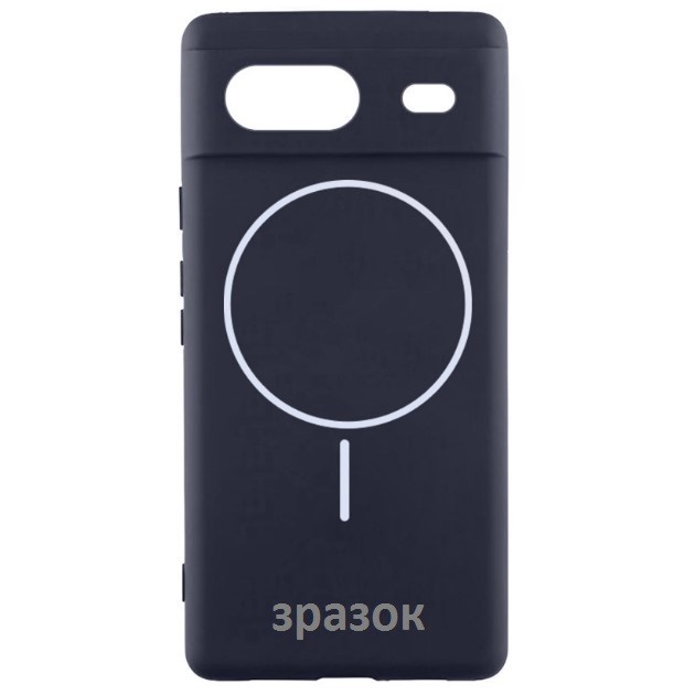 Silicone Case Full Protective (AA) with MagSafe для Google Pixel 9A (Midnight blue)-0