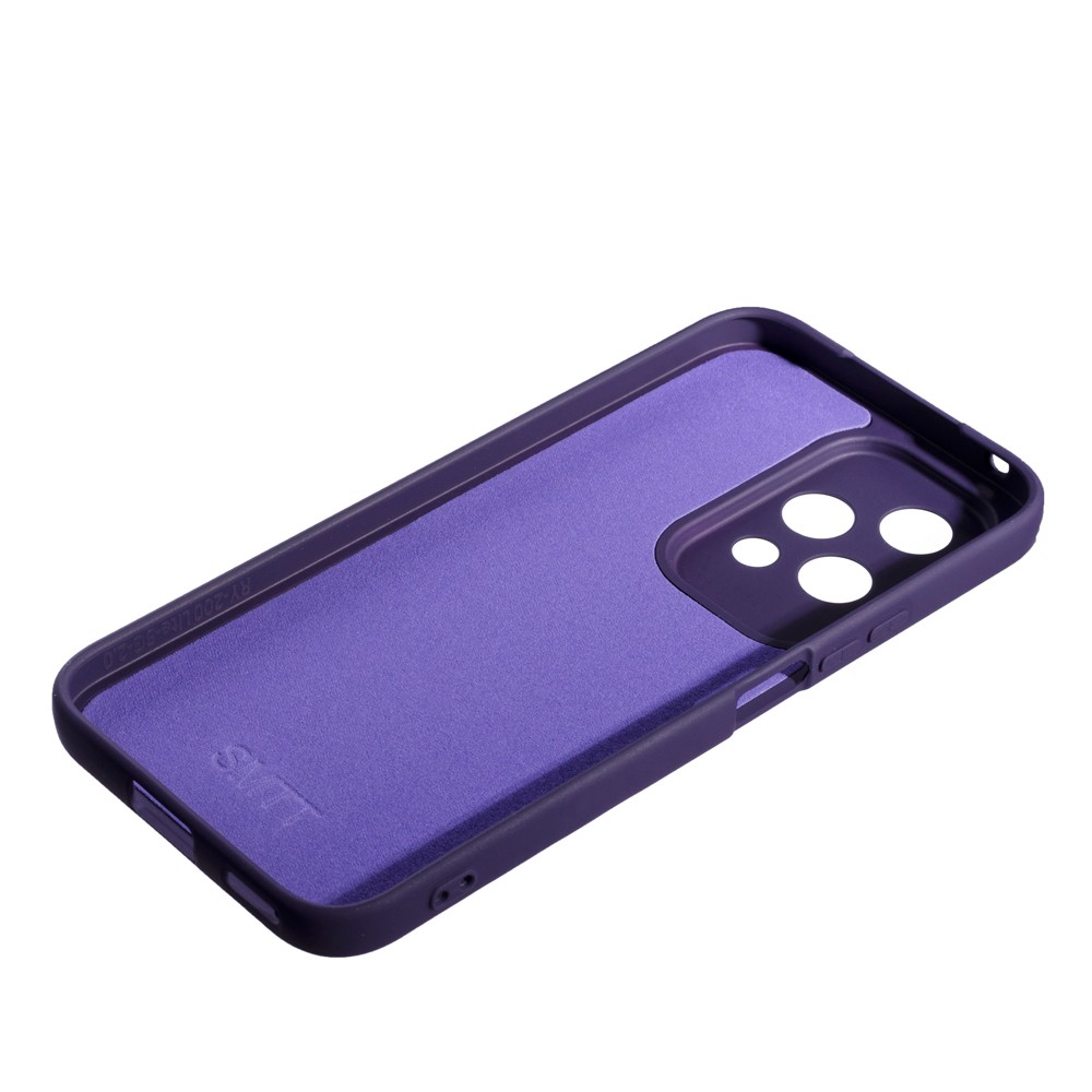 Накладка Silicone SMTT для Honor 200 Lite (Dark Violet)-1
