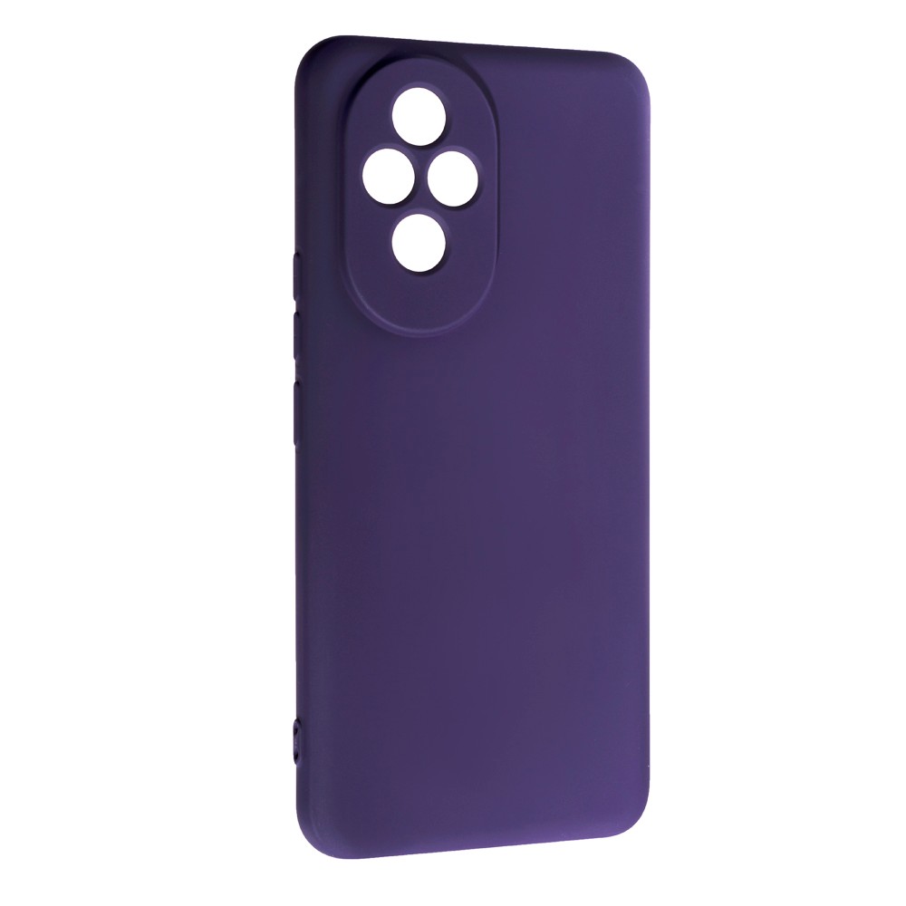 Накладка Silicone SMTT для Honor 200 Pro (Dark Violet)-0