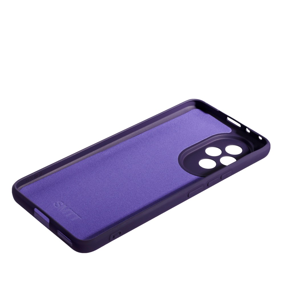 Накладка Silicone SMTT для Honor 200 Pro (Dark Violet)-1