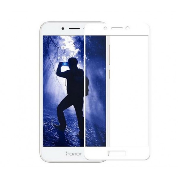 Захисне скло Silk Screen для Honor 6A (Біле)-0