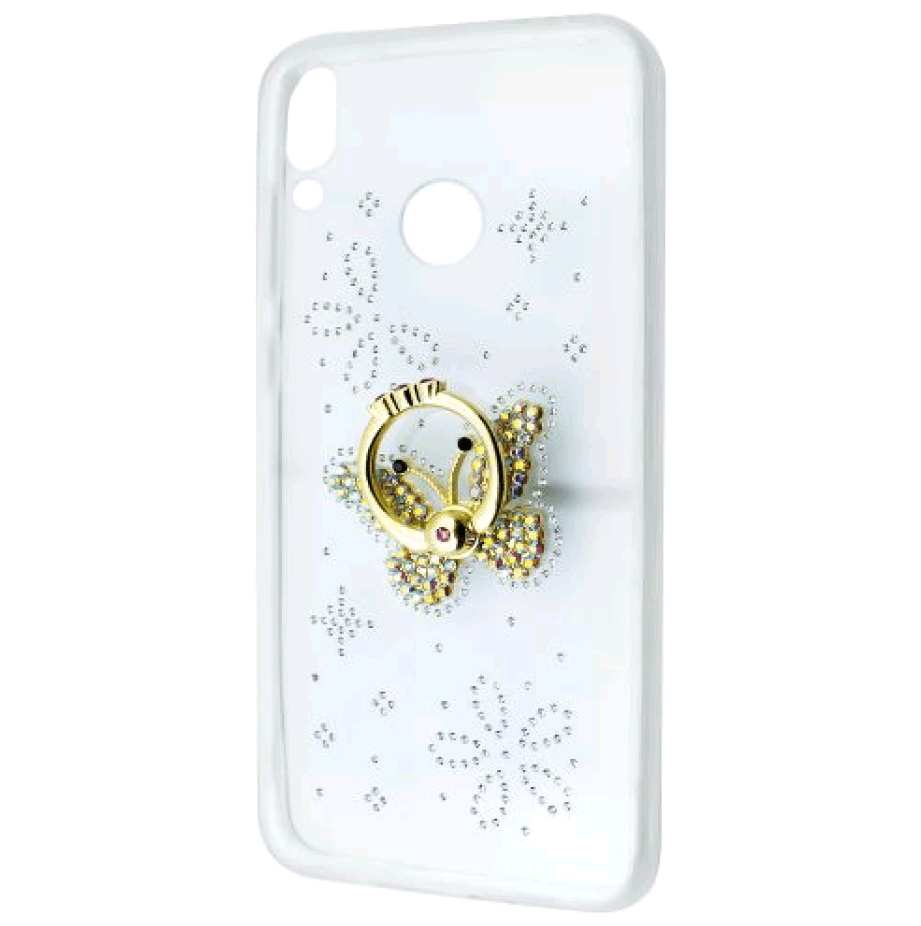 Накладка Butterfly Ring для Honor 8C (Clear)-0