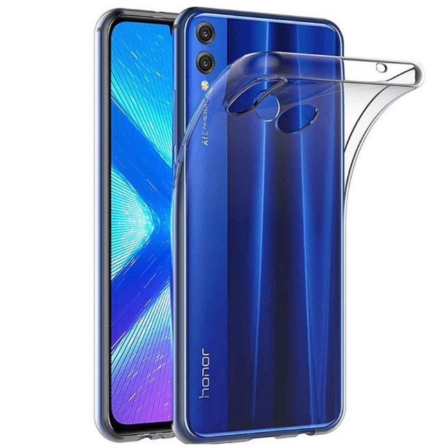 Накладка A-Trade для HONOR 8X силікон прозорий-0