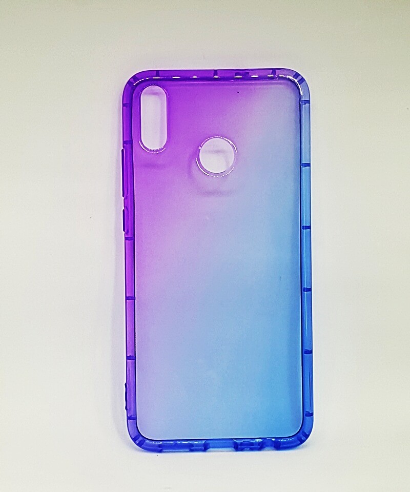 Чохол для  Honor 8X WXD Gradient Силікон протиударний фіолетово-блакитний-0