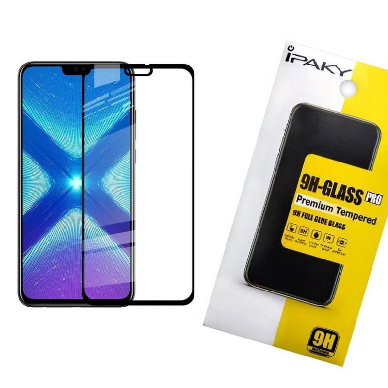 Захисне скло Full Glue PREMIUM для Honor 8x з чорною рамкою-0