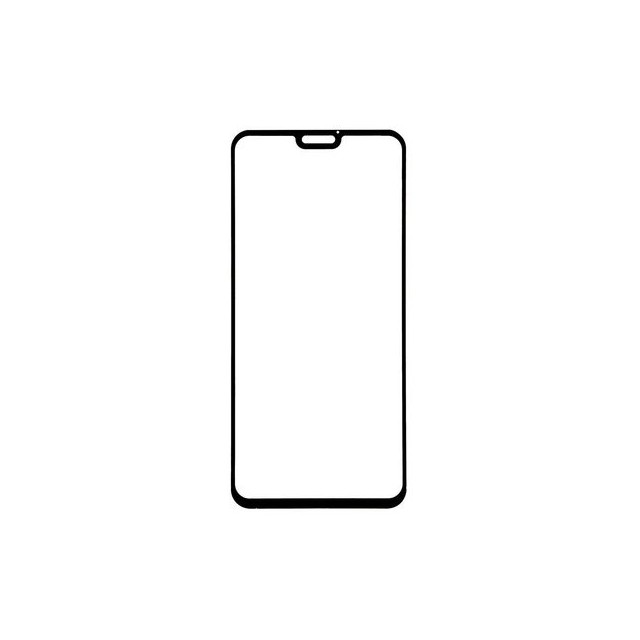 Захисне скло Miza для Honor 8X з чорною рамкою-0