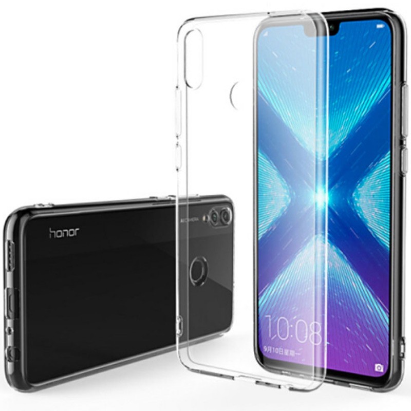 Накладка Epic Transparent 1,0mm для Huawei Honor 8X  прозорий силікон-0