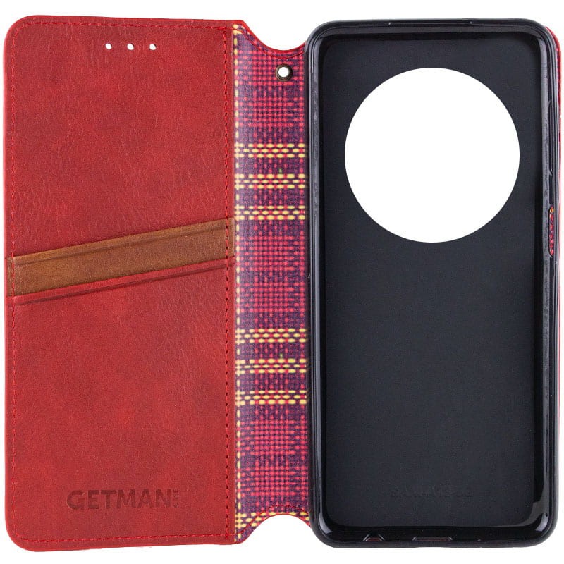 Книжка GETMAN Cubic для Honor Magic 5 Lite червона-1