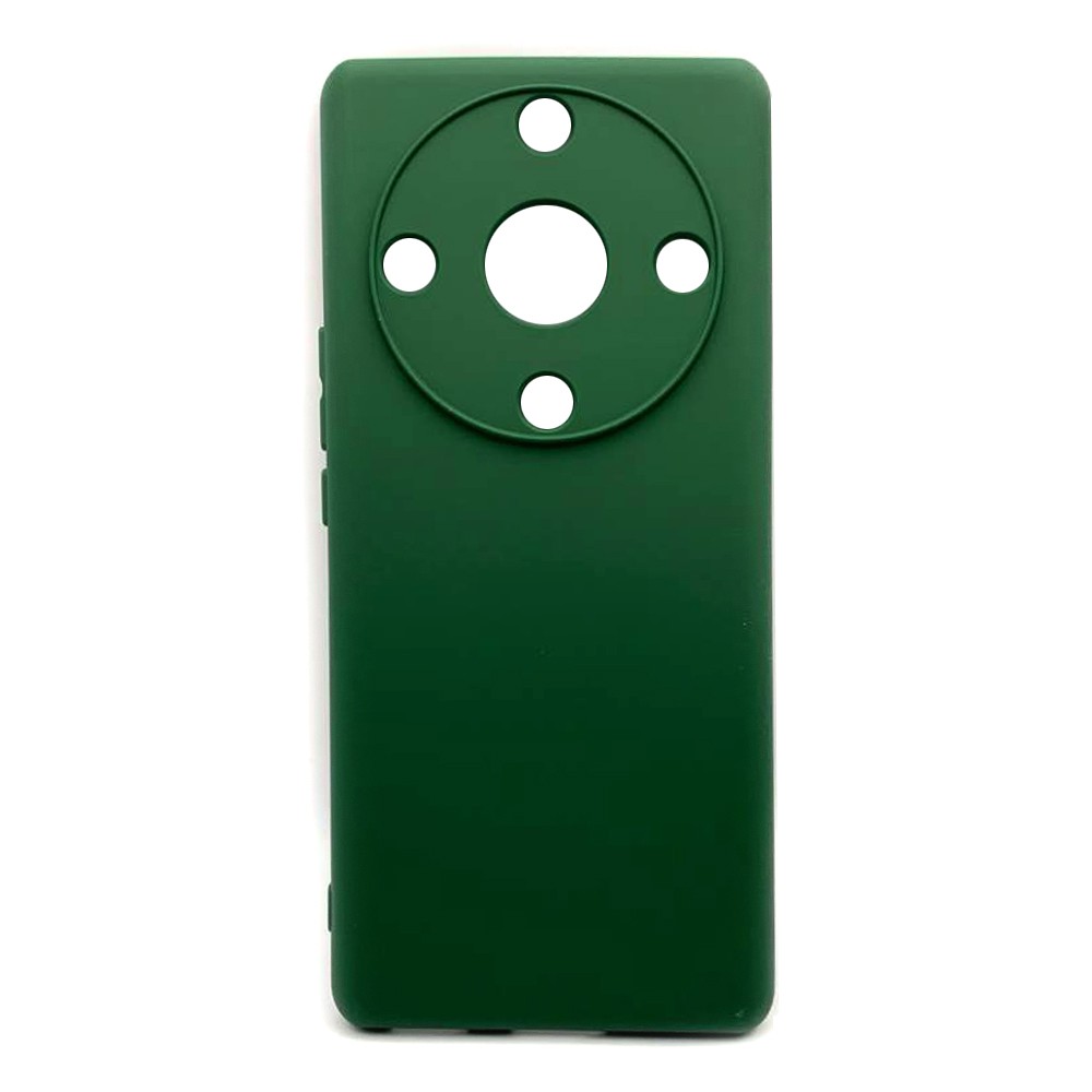 Silicone Cover Full Camera without Logo (A) для Huawei Honor Magic 5 Lite 5G (Dark green)-0