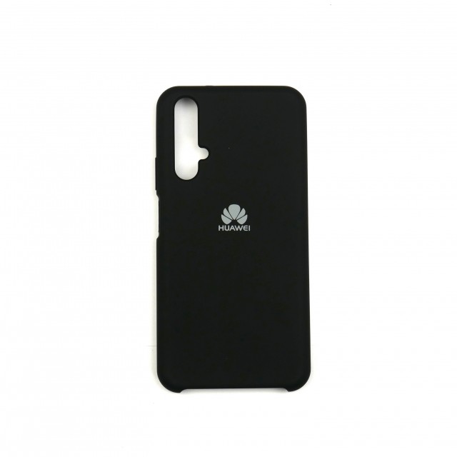 Накладка Silicone Case для HONOR 20/Nova 5T (black)-0