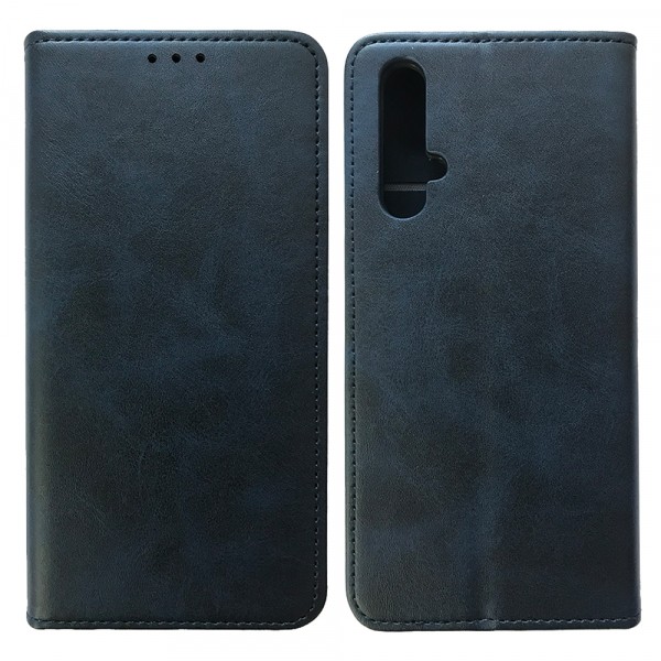 Книжка Black TPU Magnet для Honor 20 / Nova 5T синя-0