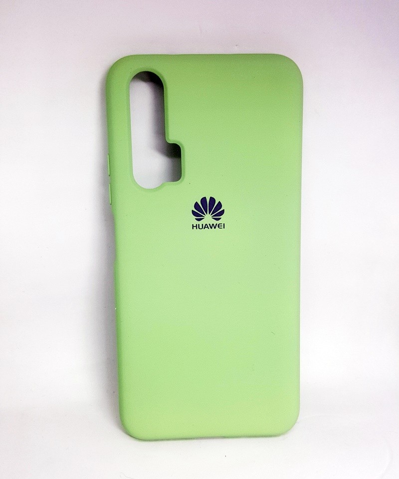Чохол Silicone Cover HONOR 20 Pro (2019) салатовий-0