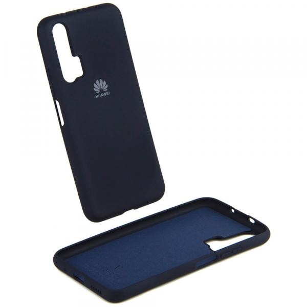 Чохол Silicone Cover HONOR 20 Pro (2019) темно-синій-0