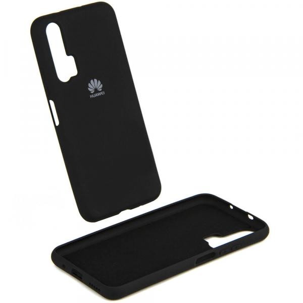 Чохол Silicone Cover HONOR 20 Pro (2019) чорний-0