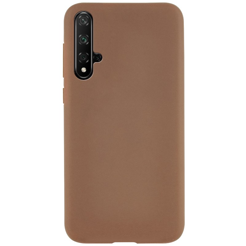 Накладка Epic soft-touch для Huawei Honor 20 / Nova 5T Коричнева-0