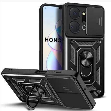 Накладка Camshield Serge Ring для Honor X7A чорна-0