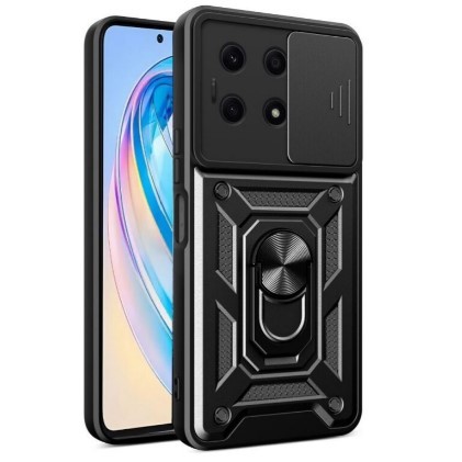 Накладка Camshield Serge Ring для Honor X8A чорна-0