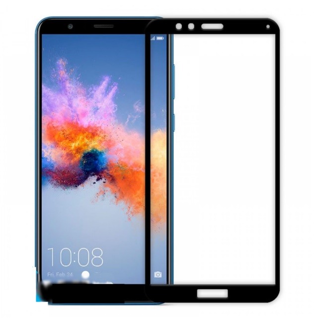 Захисне скло Full Glue для Honor 7X з чорною рамкою-0