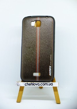 Накладка для Huawei Y5c (Y541-U02) Remax "Leather stripe"-0