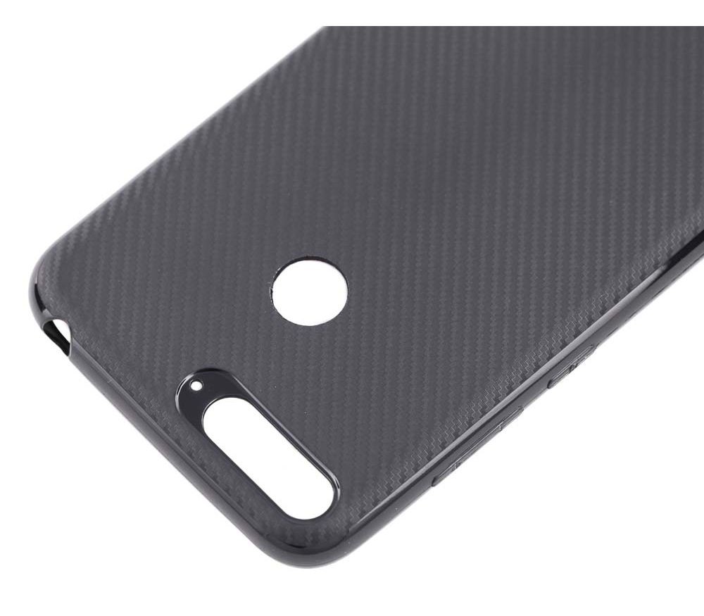 Накладка для Huawei Y7 Prime 2018 (LDN-L21) / Honor 7C Pro (LND-L29) iPaky Carbon чорний-1