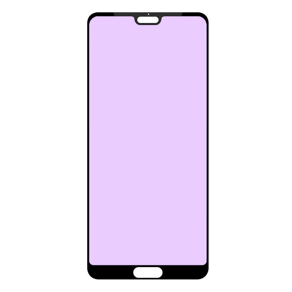 Захисне скло Eye Protection для Huawei P20 з чорною рамкою матове (м`яка упаковка)-0