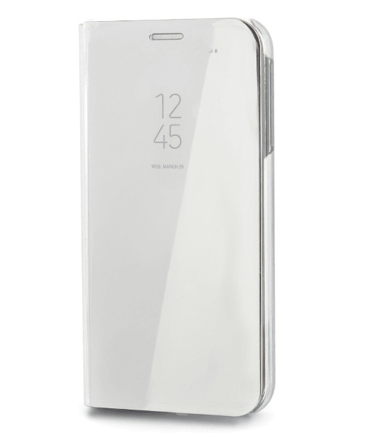 Книжка Clear view для Samsung S9 срібна-0