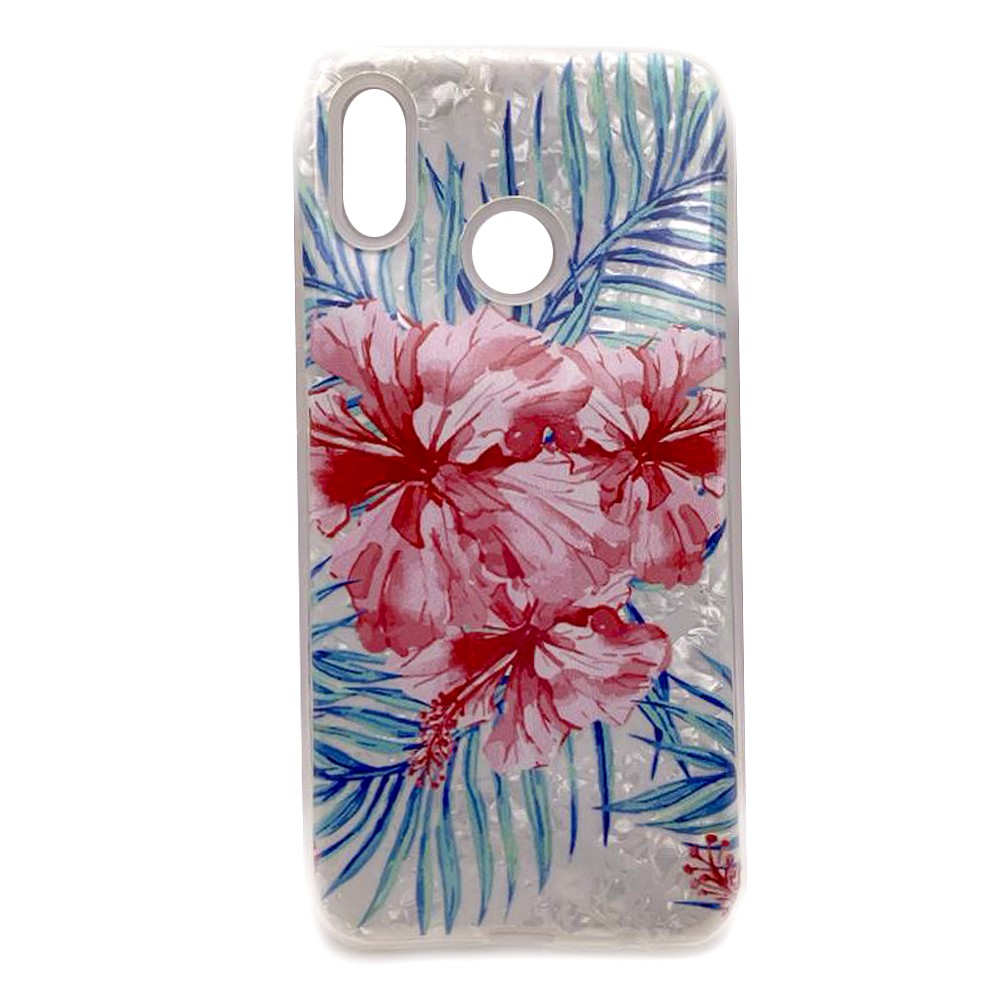 Накладка TWINS для Huawei P20 Lite (ANE-LX1) Tropic "Рожева квітка"-0