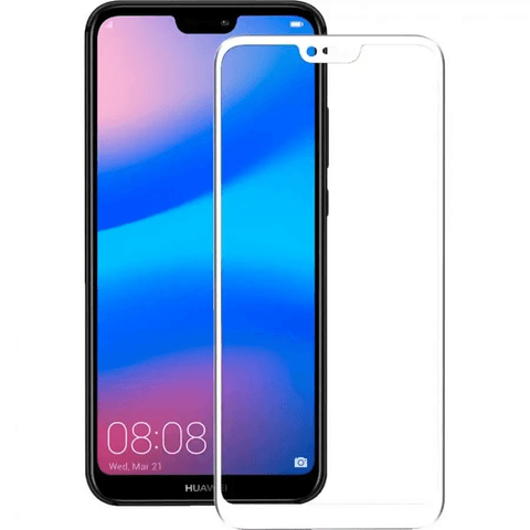 Захисне скло Silk Screen для HUAWEI P20 Lite white-0