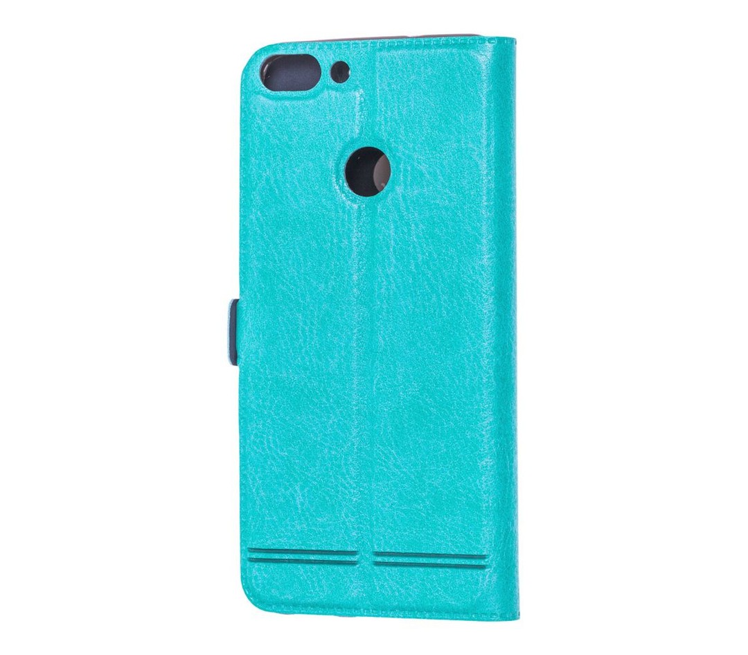 Книжка ROCK HUAWEI P Smart (2 окна) (Бирюзовый)-1