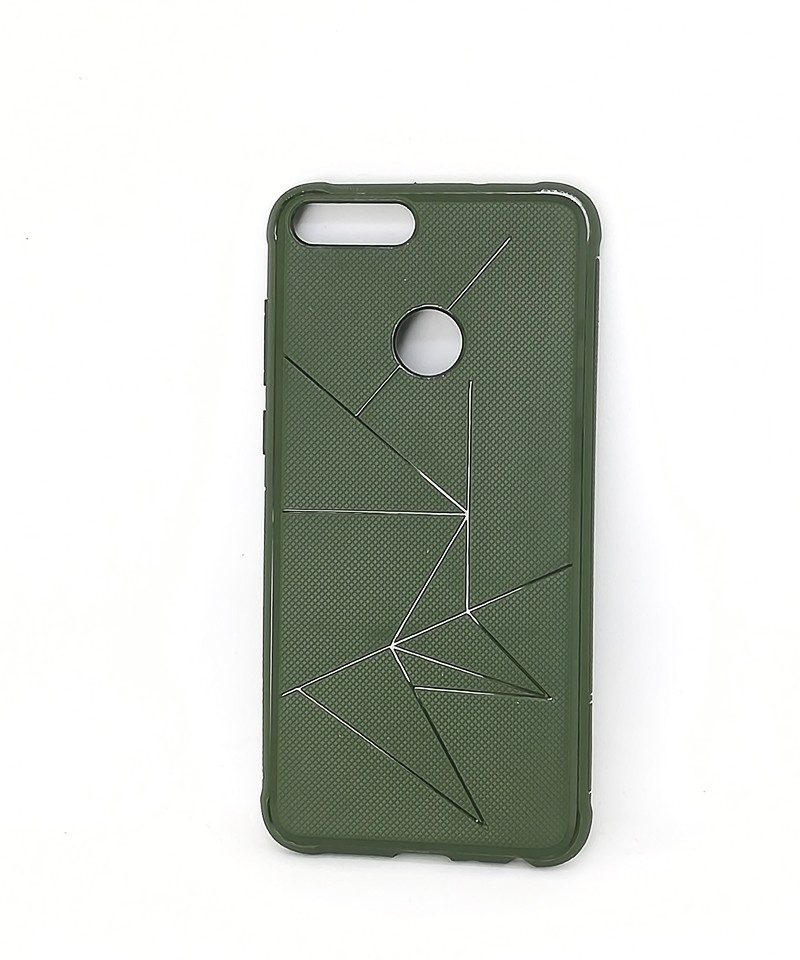 Накладка Geometry для Huawei P Smart зелена-0