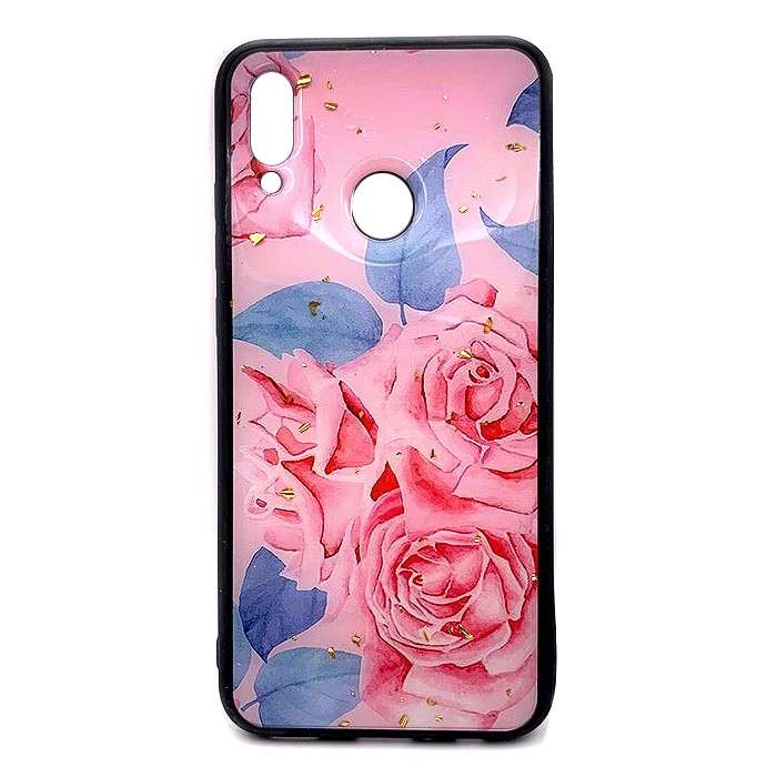 Накладка Fasion 2в1 для Huawei P Smart 2019 "Троянди"-0