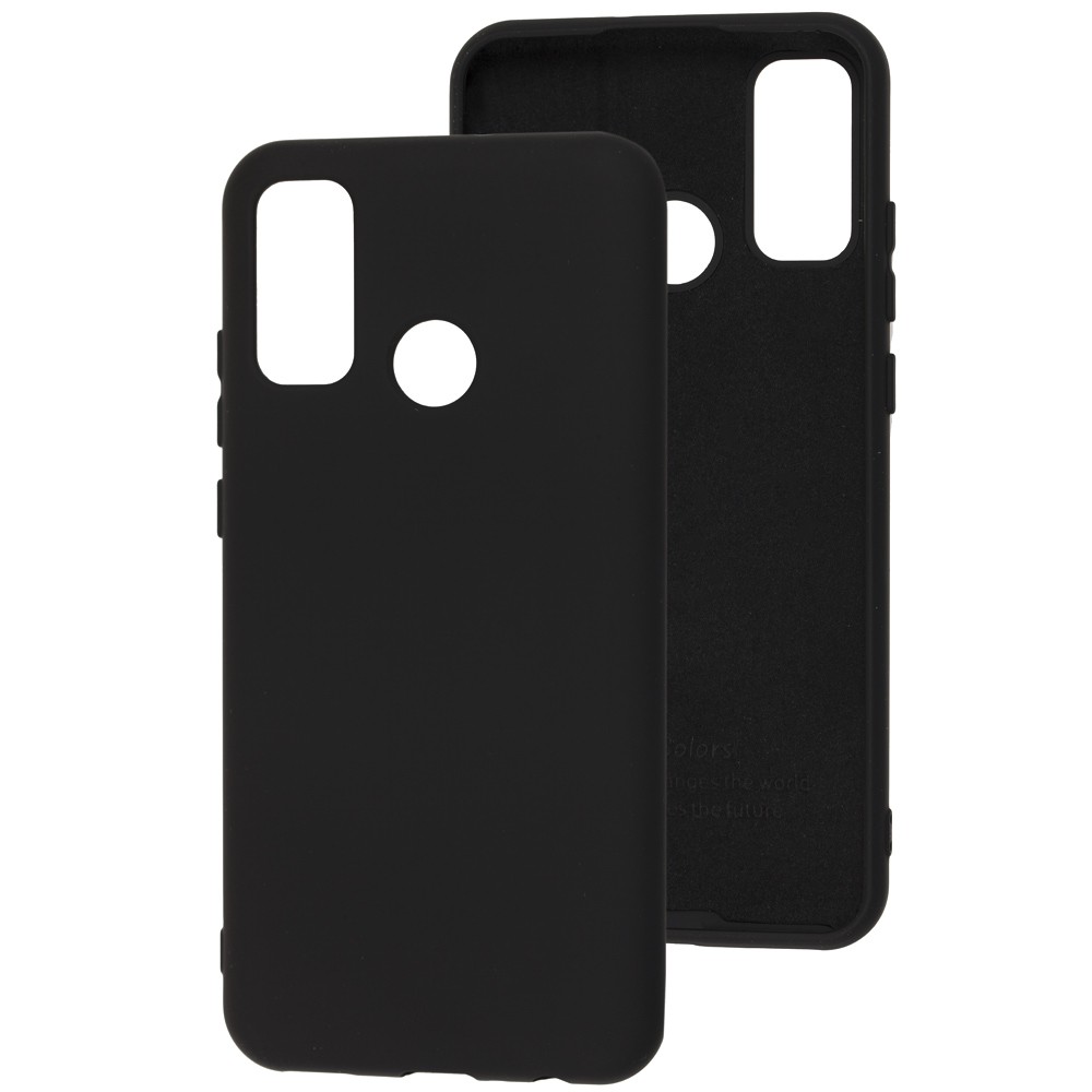 Silicone Cover Full without Logo (A) для Huawei P Smart (2020) (Black) без логотипу-0