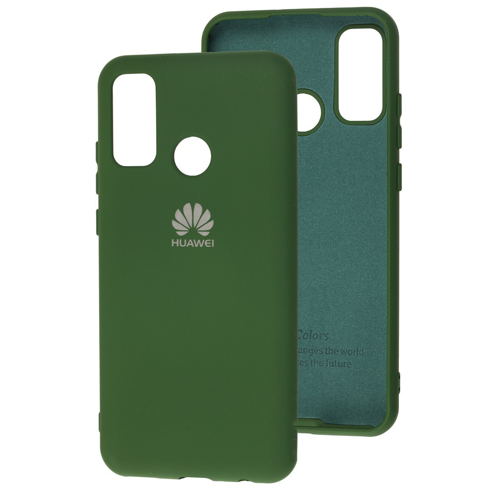 Silicone Cover My Color Full Protective (A) для Huawei P Smart (2020) (Forest green)-0