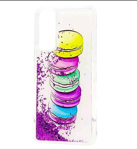 Накладка Fluid Painted для Huawei P Smart 2021 "Макаруни" (переливається)-0