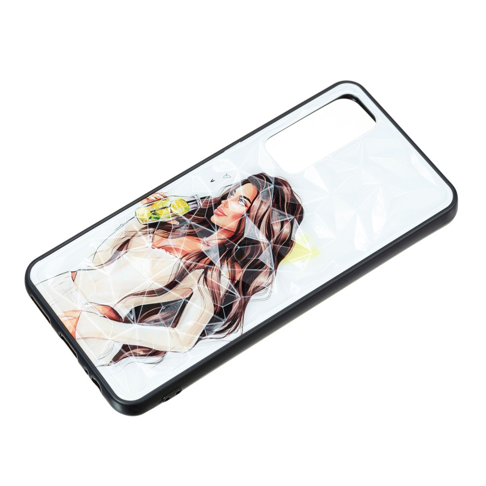Накладка Ladies для Huawei P Smart 2021 Girl Yellow-2