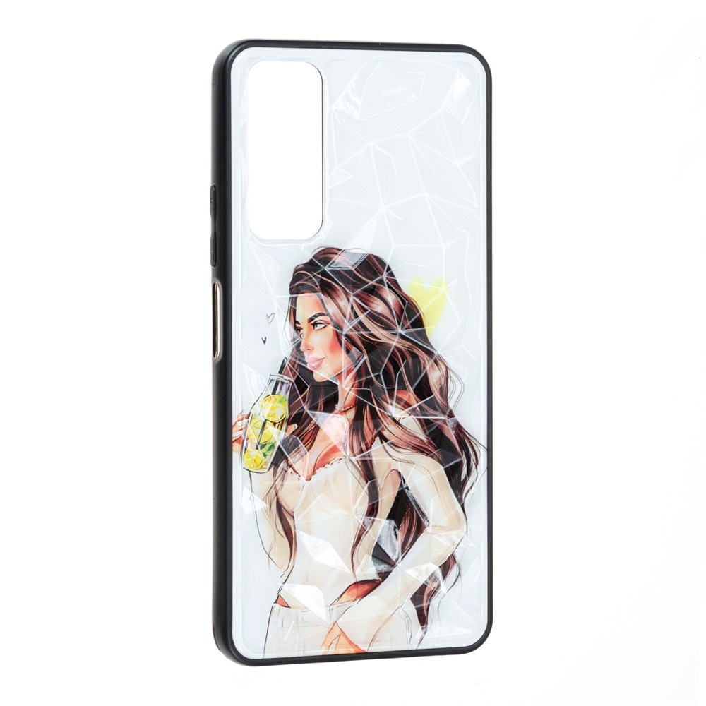 Накладка Ladies для Huawei P Smart 2021 Girl Yellow-0