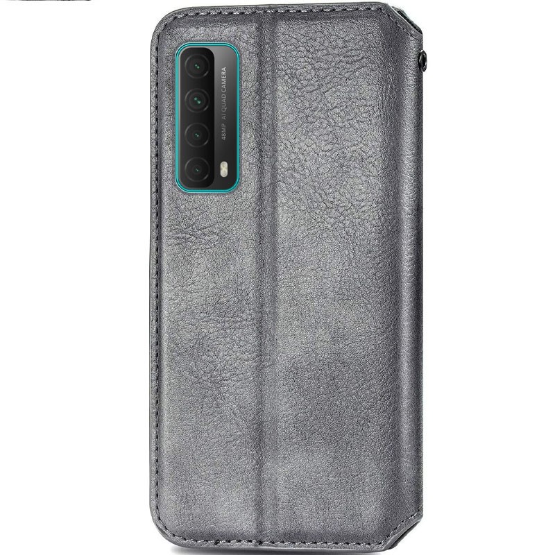 Книжка GETMAN Cubic для Huawei P Smart (2021) / Y7a сіра-1