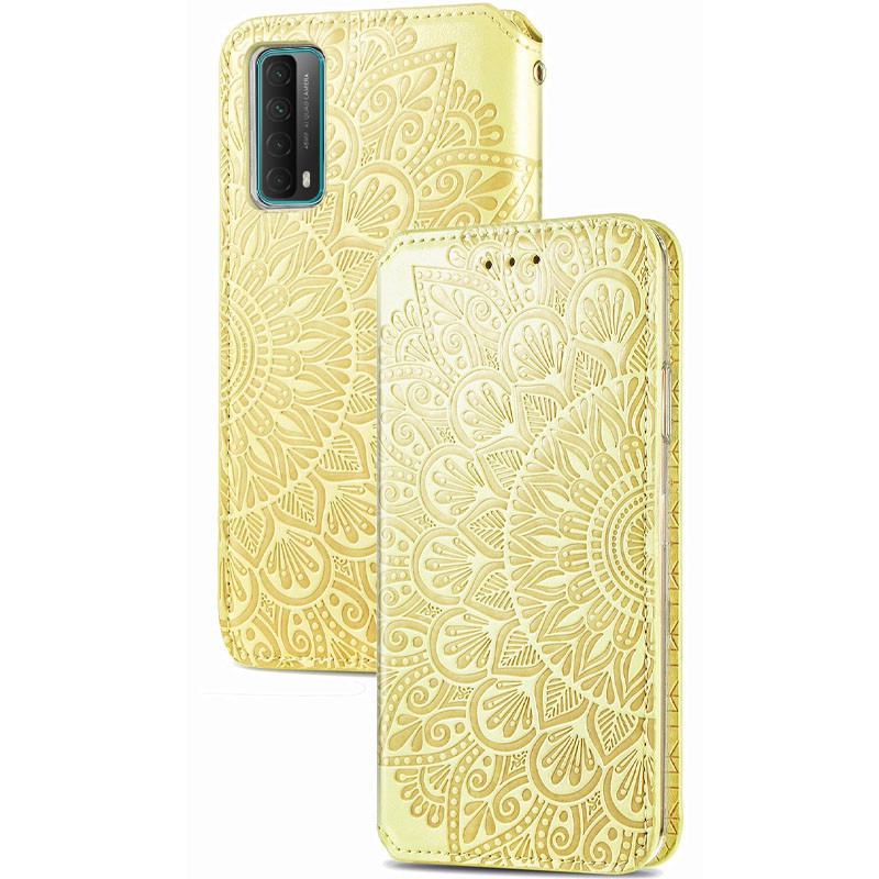Книжка GETMAN Mandala для Huawei P Smart (2021) / Y7a  жовта-1