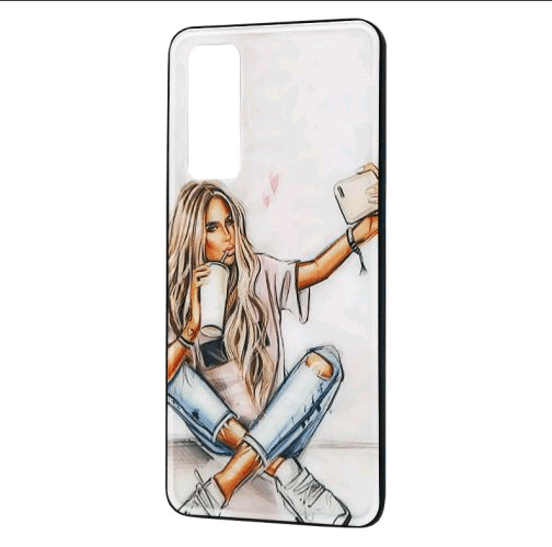 Накладка Ladies для Huawei P Smart 2021 "Selfie"-0