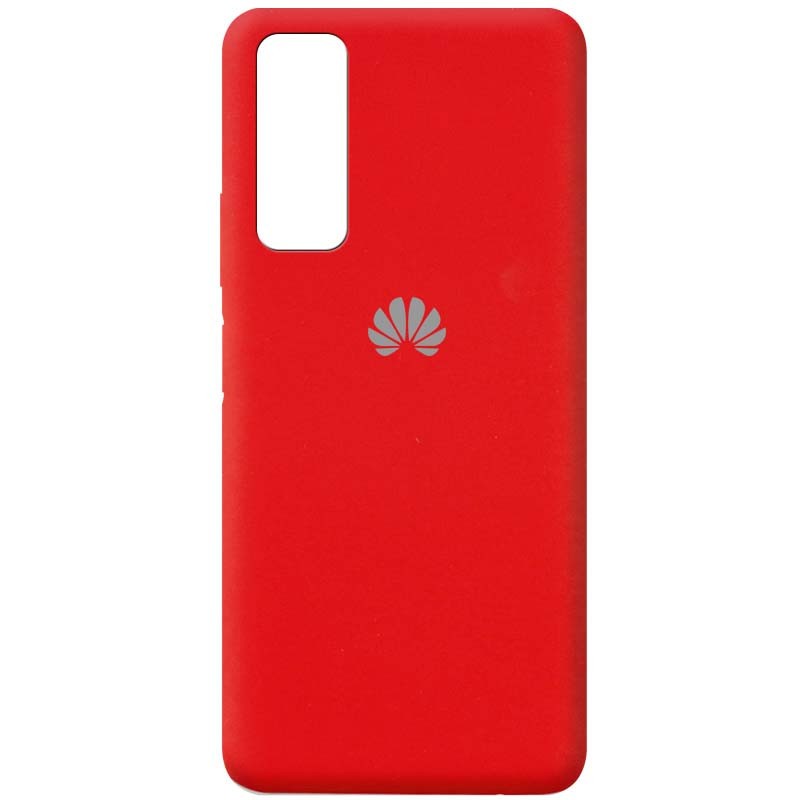 Silicone Cover Full Protective (AA) для Huawei P Smart 2021 (Red)-0