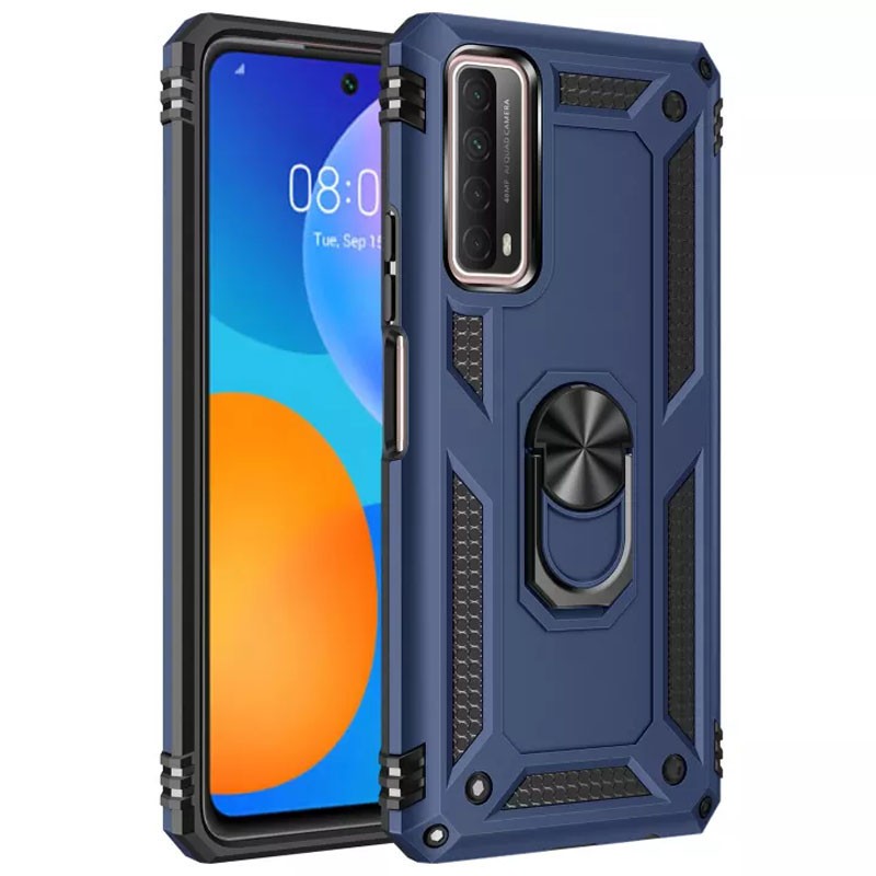 Накладка Serge Ring для Huawei P Smart (2021) синя-0