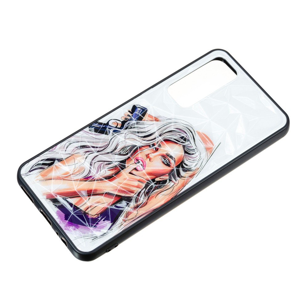 Накладка Ladies для Huawei P Smart 2021  Girl Purple-1
