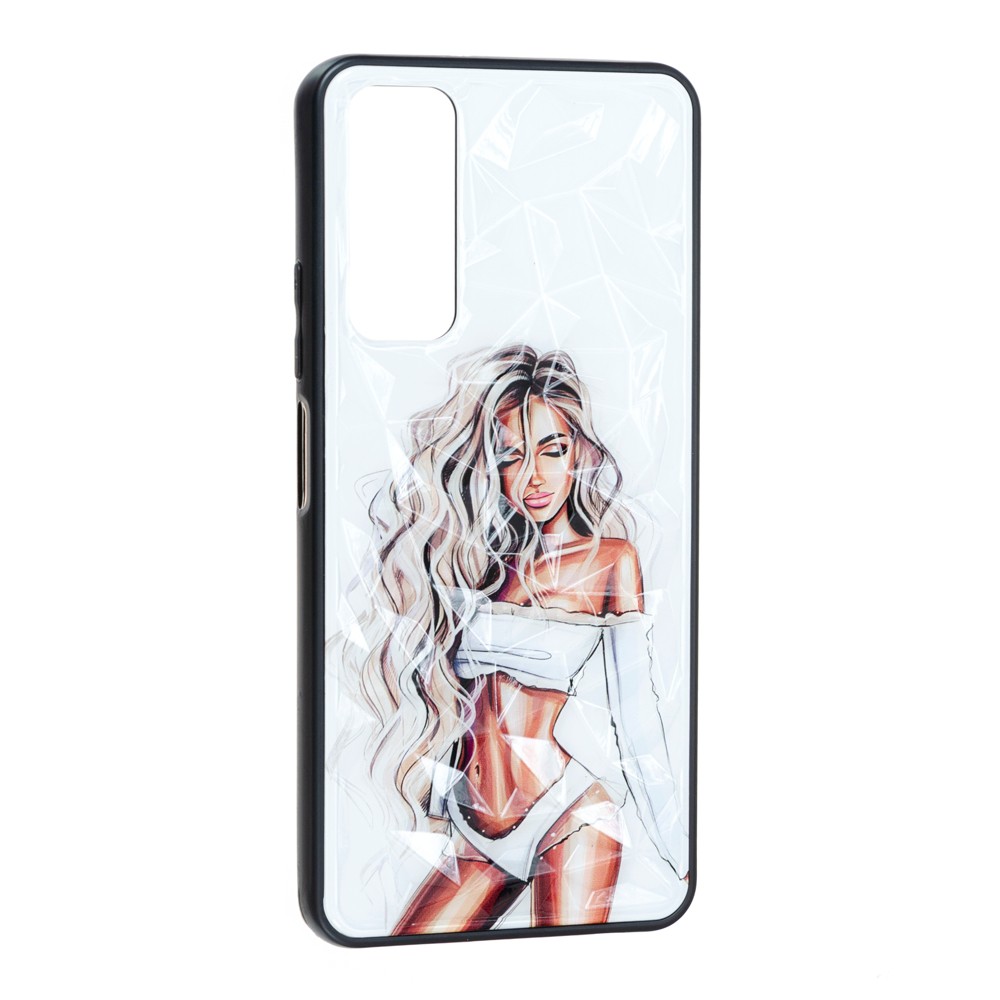 Накладка Ladies для Huawei P Smart 2021 Girl White-0