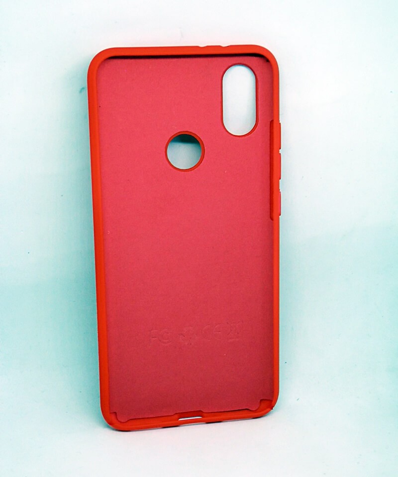 Накладка Original Silicone Case для Xiaomi Mi A2 / Mi 6X (червоний)-1