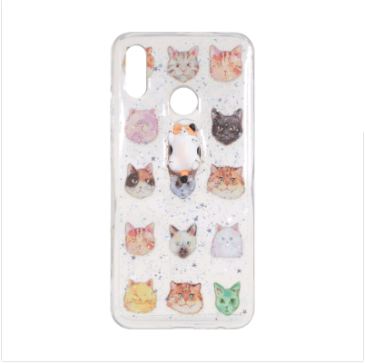 Накладка TPU 3D для Samsung M20 (Котики)-0