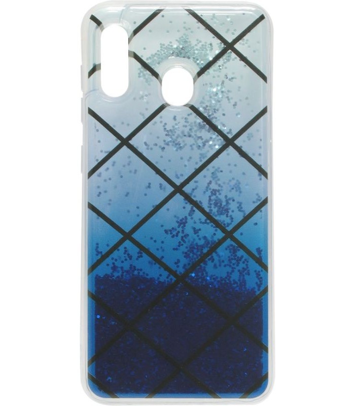Накладка Геометрія для Huawei P smart Z (STK-LX1)  (Сині кубики)-0