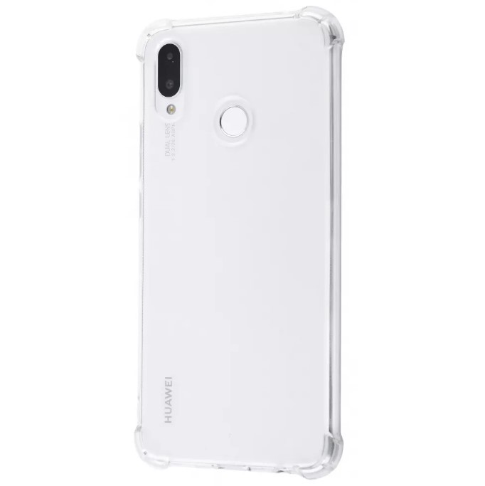 Накладка WXD для Huawei P Smart Plus Силікон противоударний (прозорий)-0